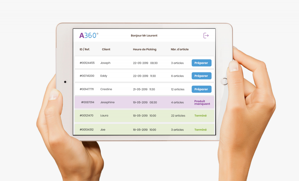 dashboard solution picking