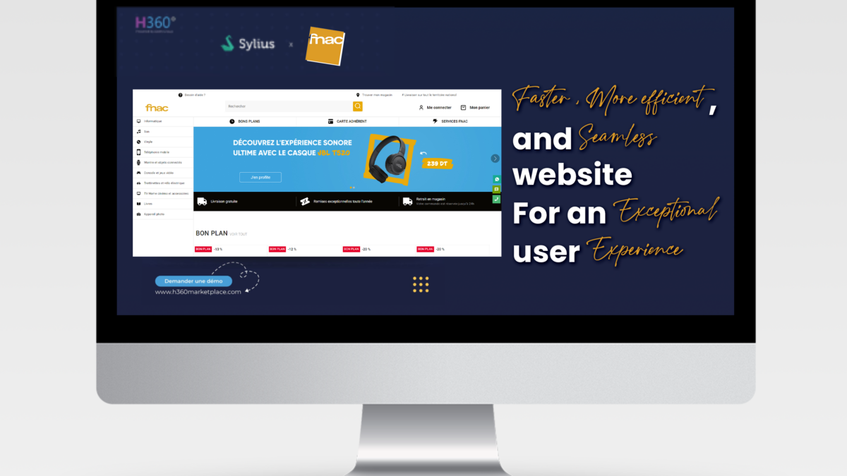 Redesign of the website of Fnac Tunisia